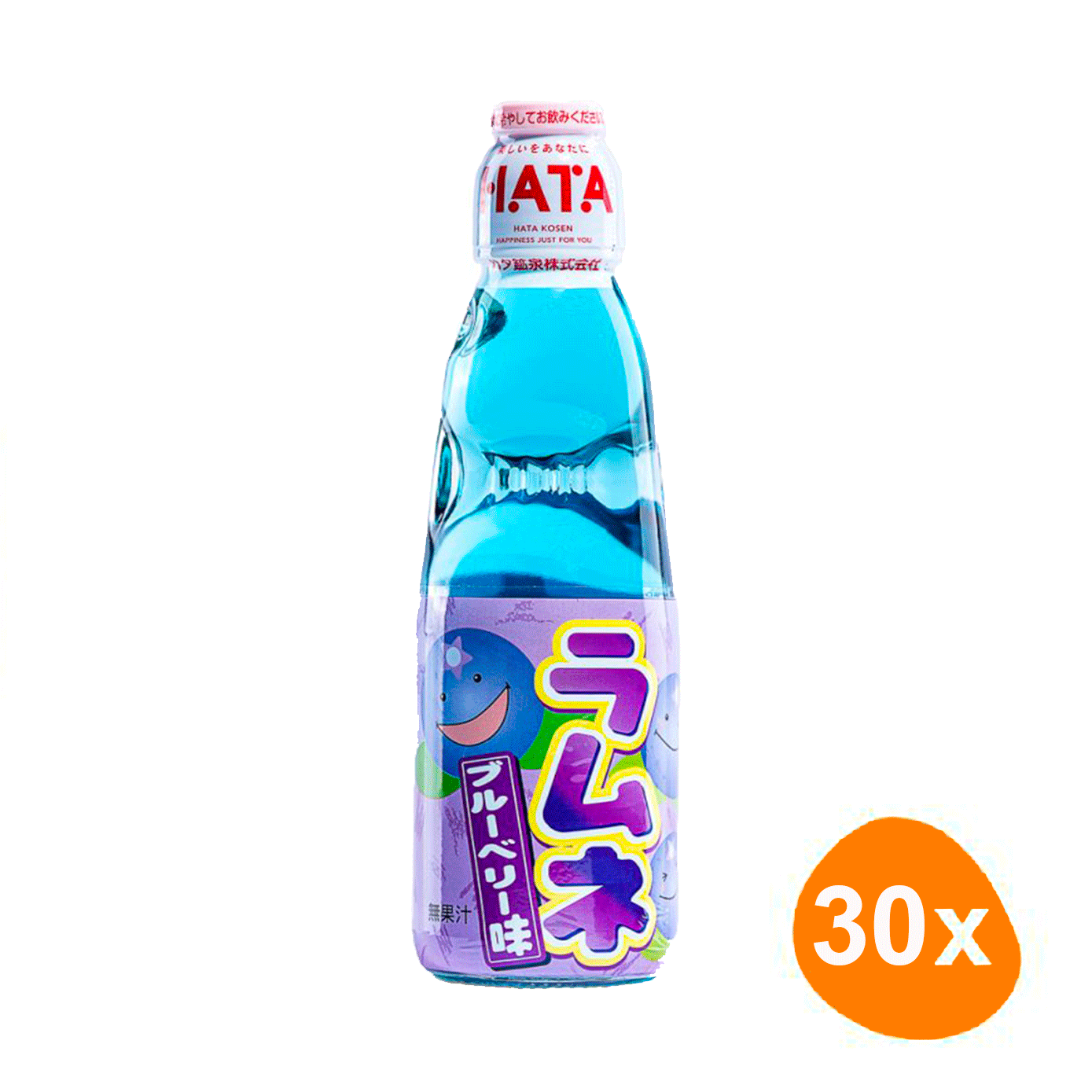 Hatakosen Ramune Blueberry 200ml (Conf.30) – IndyCandyB2B